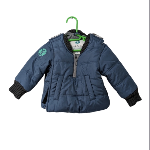 Buckle Me Baby Carseat Jacket 6-9 month - Blue NEW - Picture 1 of 5